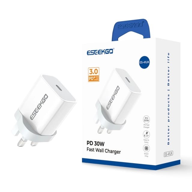 ESEEKGO ES-41UK PD30W Wall Charger (UK Standard)